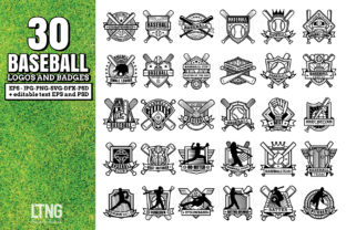30 Baseball Logos and Badges