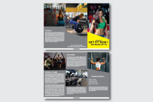 Design Your Fitness Brochure Tri Fold