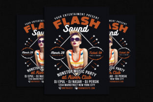 Flash Sound Disco Music Party Flyer: A Creative Design Guide