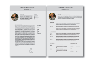 Resume Cover Latter Design