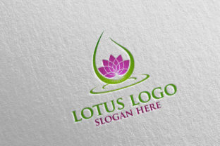Strategic Use of Yoga and Spa Lotus Flower Logo 13 for Branding and Creativity