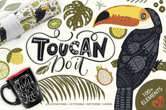 Toucan Graphic Set